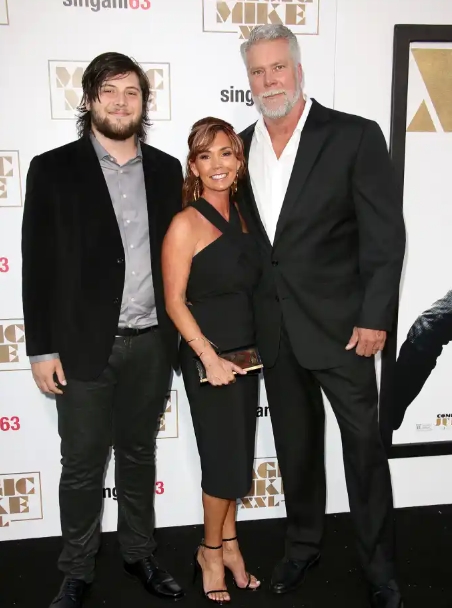 Kevin Nash with his wife, and their late son Tristen