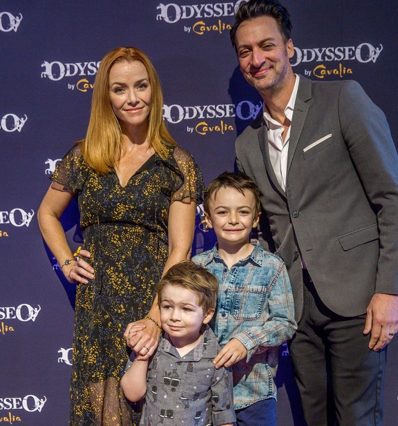Annie Wersching and her husband, Stephen Full and their two sons