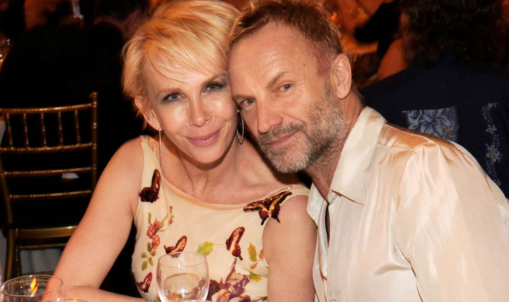 Sting and his wife, Trudie Styler