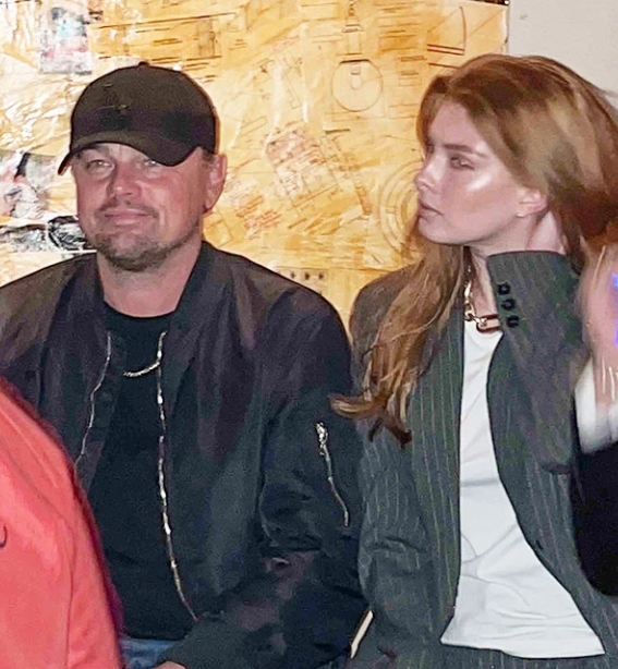 Eden Polani and Leonardo DiCaprio spotted sitting together