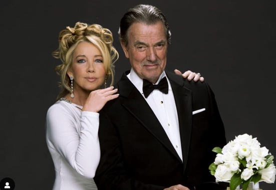 Eric Braeden with his wife, Dale Russell during their 40th Anniversary