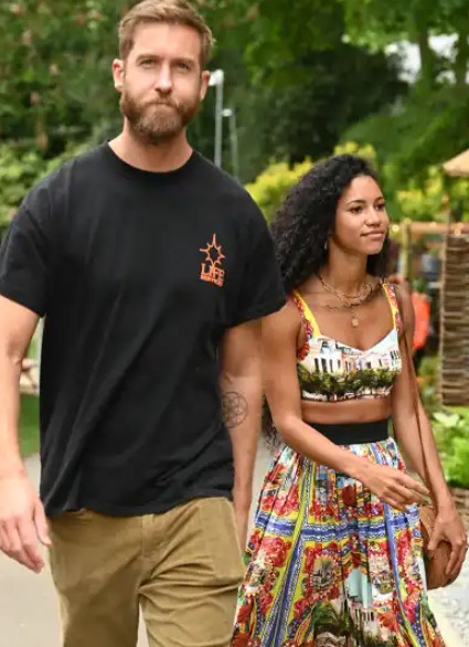 Vick Hope is engaged to her longtime boyfriend, Calvin Harris