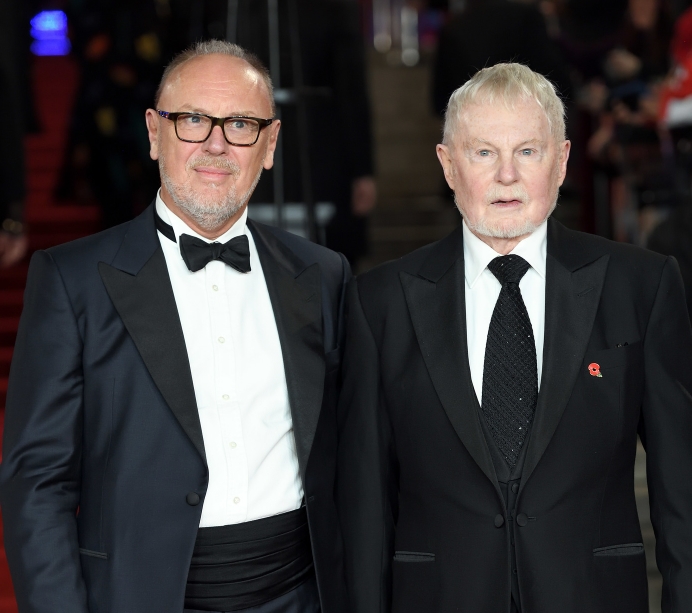Derek Jacobi and Richard Clifford at an event for Murder on the Orient Express