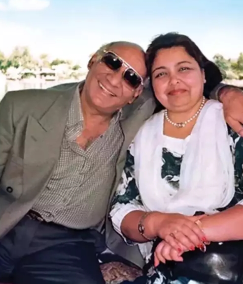 Pamela Chopra and her husband, Yash Chopra