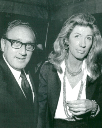 Henry Kissinger and his wife, Nancy Maginnes
