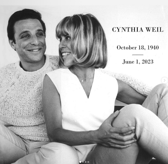 Cynthia Weil and her husband, Barry Mann