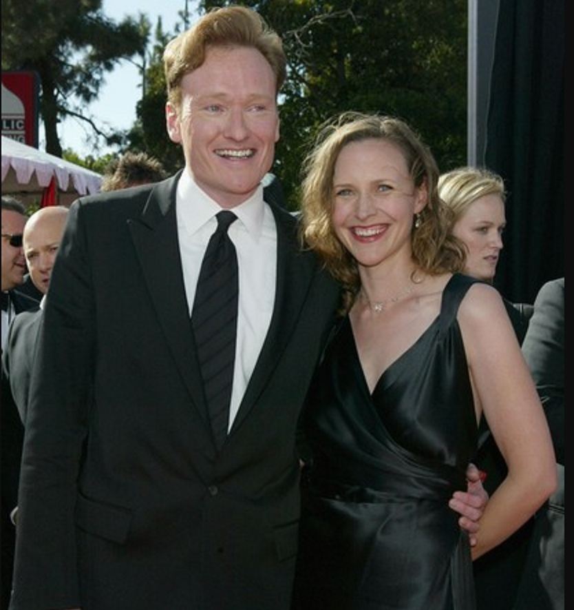 Conan and his wife Elizabeth