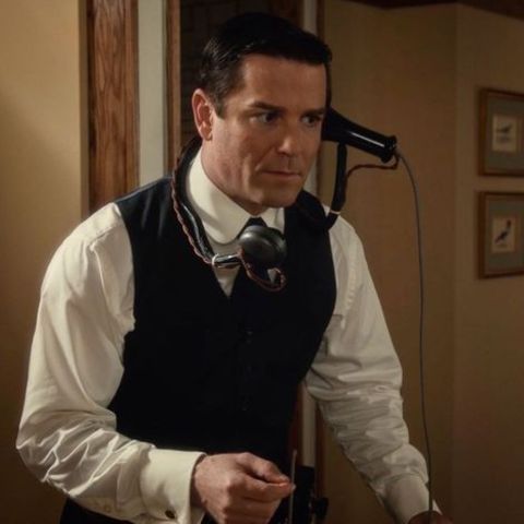 Yannick Bisson in character of  William MurdochDetective