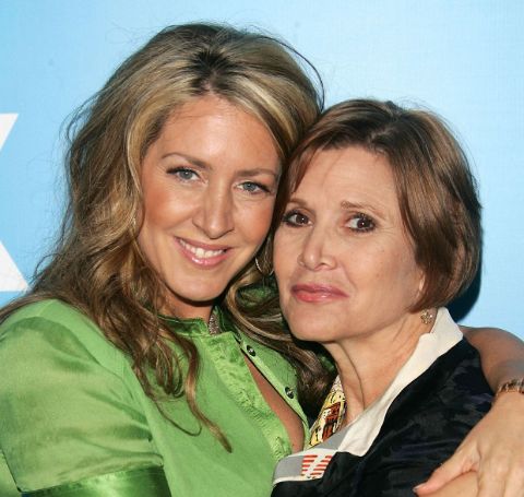 Joely Fisher with her sister