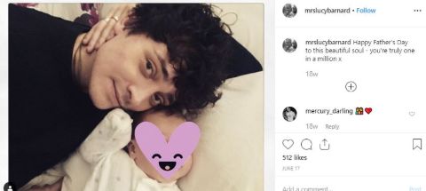 Aneurin Barnard and his wife are living a happy life. 