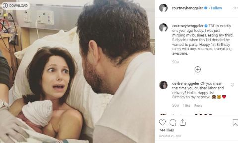 The 38 years old Courtney Henggeler is a mother.