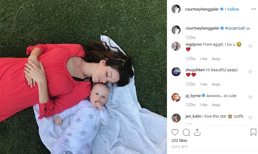 Courtney Henggeler is the mother of two. 