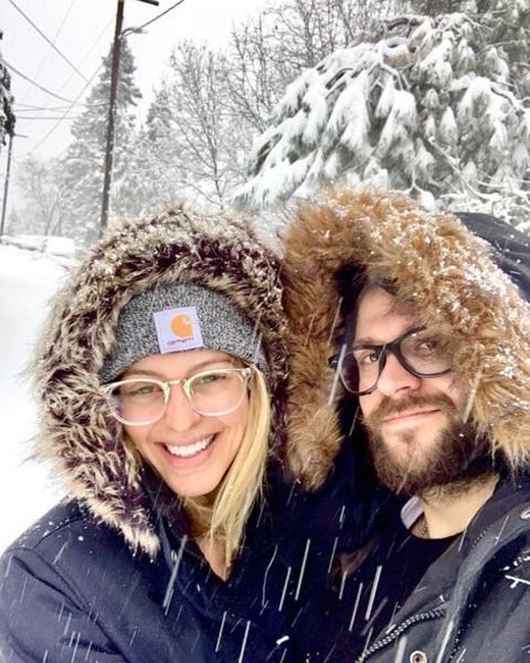 Actress, Gage Golightly along with her husband, Jason-Christopher Mayer.
