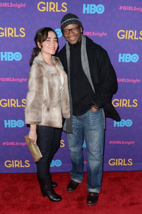 Lawrence Gilliard Jr. giving a pose along with his wife, Michelle Paress in an event.