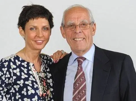 Denise Coates With Her Father, Peter Coates