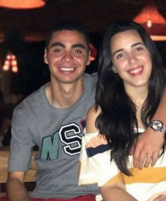Miguel With His Girlfriend, Alexia Notto