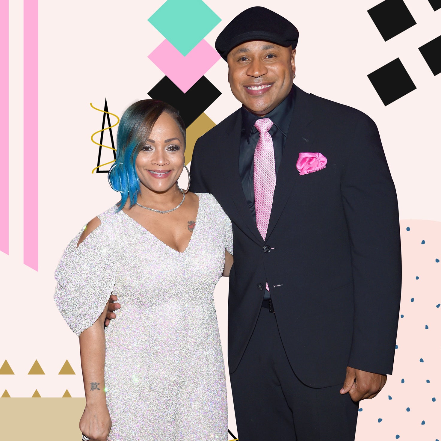 ll cool j with wife simone smith