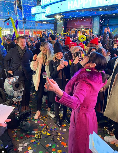 Lucy Hale Celebrating New Year 2020