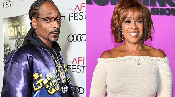 Snoop Dogg (Left) And Gayle King (Right)