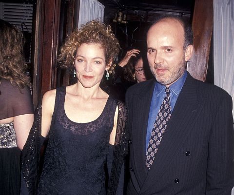 Amy Irving clicked alongwith her former husband, Bruno Barreto.