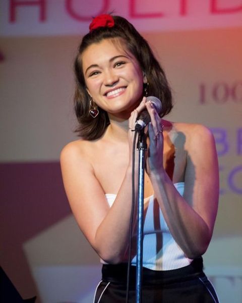 Isa Briones clicked during an event. 
