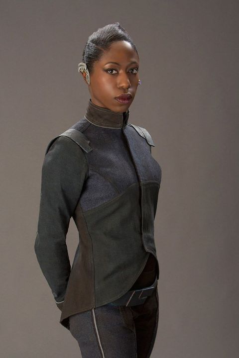 Actress, Nikki Amuka-Bird giving a pose in one of her photoshoots.
