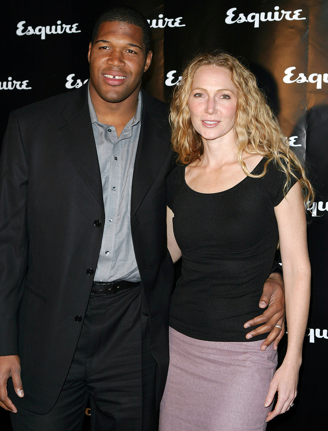 Michael Strahan with his ex wife