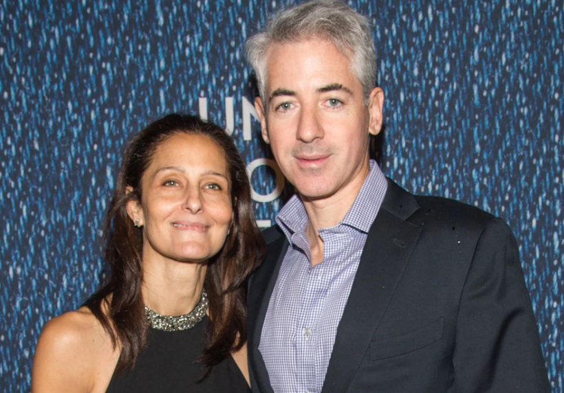 Bill Ackman With His Wife