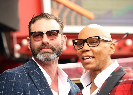 RuPaul and his partner Georges LeBar