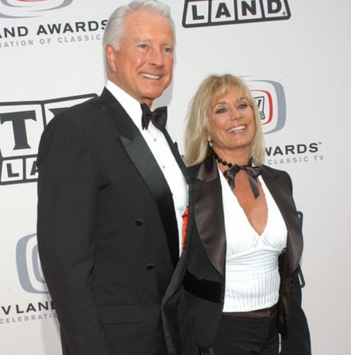 Lyle Waggoner and his wife Sharon Kennedy. 