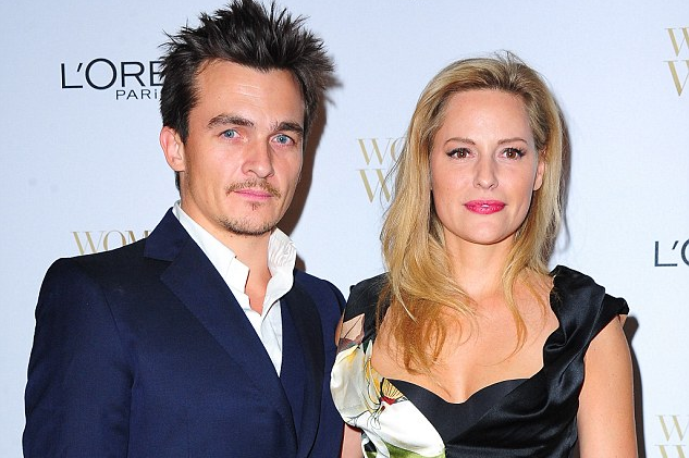 Rupert Friend and his wife Aimee
