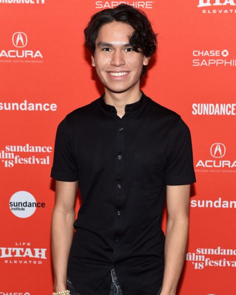 Forrest Goodluck giving a pose.