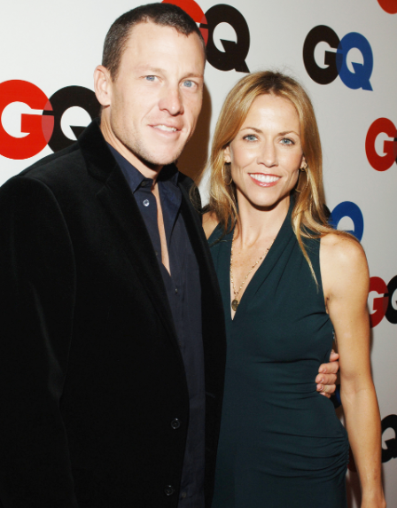 Lance Armstrong with his wife Sheryl Crow