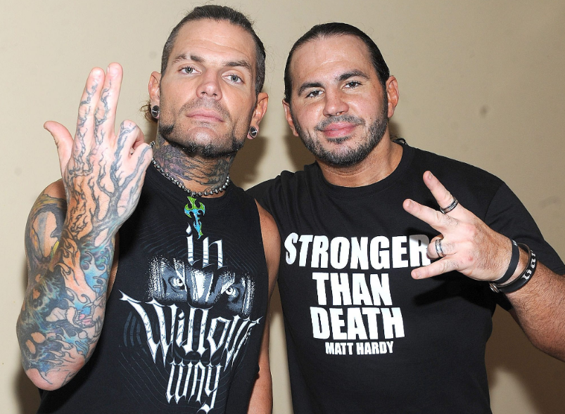Jeff Hardy With His Brother, Matt Hardy