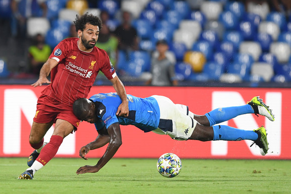 Kalidou Koulibaly against Salah