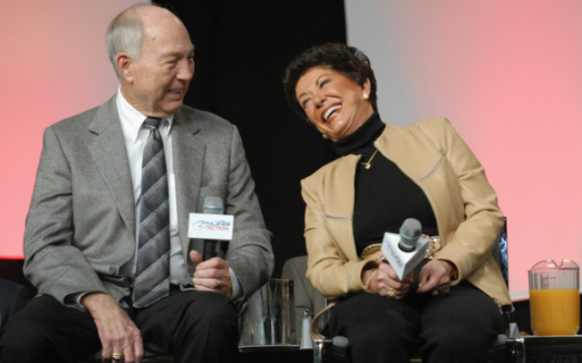 Cherry Louise Morton and Bart Starr