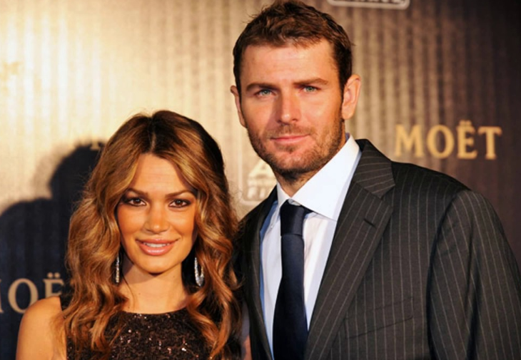 Mardy Fish with his wife Stacey Gardner