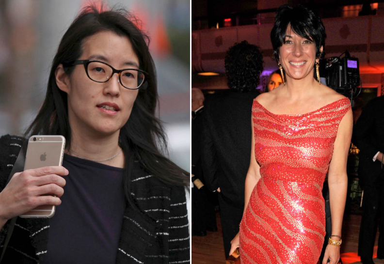 Ellen Pao (Left) and Ghislaine Maxwell (Right)