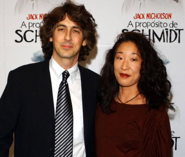Alexander Payne with his ex-wife Sandra Oh