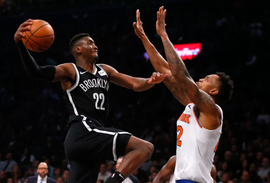 Caris LeVert, playing for Brooklyn Nets