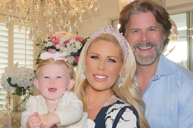 Gretchen Rossi with her partner Slade and daughter