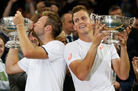 Vasek Pospisil and Jack Sock Winning the 2014 Wimbledon Championship 