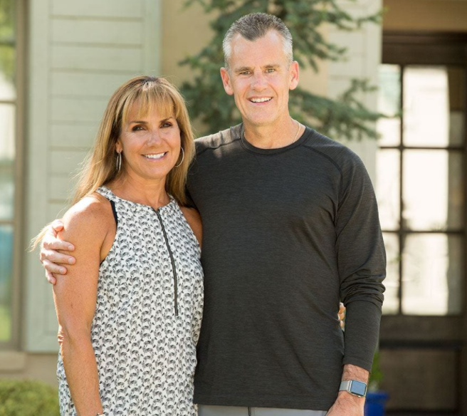 Billy Donovan with his wife, Christine Donovan
