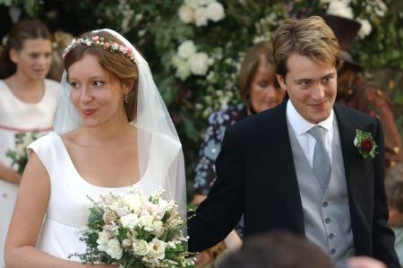 Kate Rothschild With Ben Goldsmith At Their Marriage
