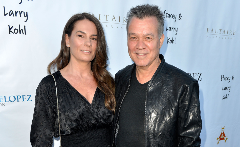 Eddie Van Halen and his wife, Janie Liszewski