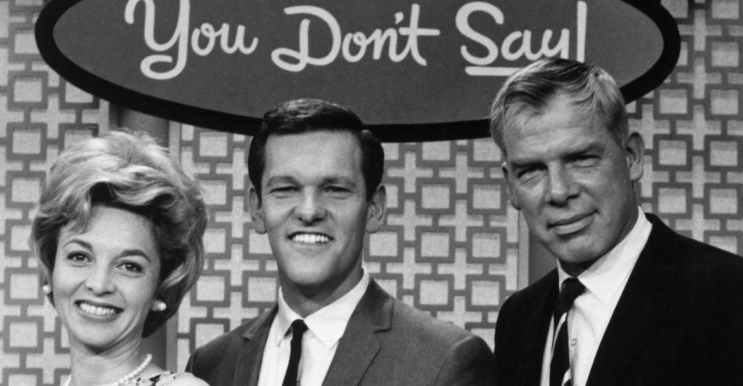 Tom Kennedy (in the middle), host of 'You Don't Say' Classic TV game show (Everett Collection)