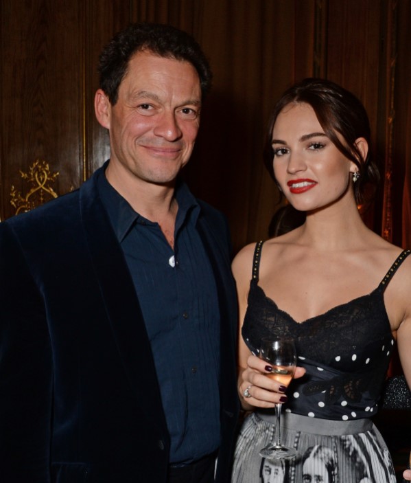 Dominic West Lily James 