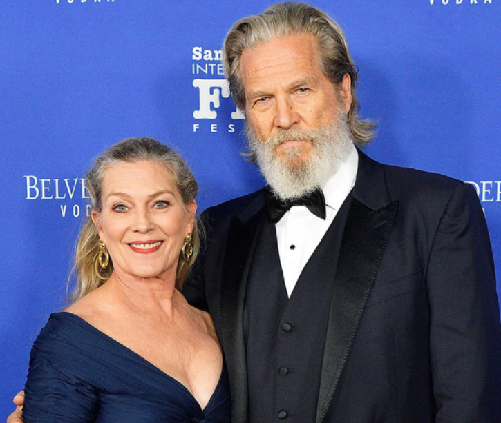Jeff Bridges and his wife, Susan Geston