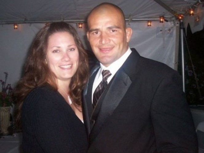 Glover Teixeira and his wife, Ingrid
