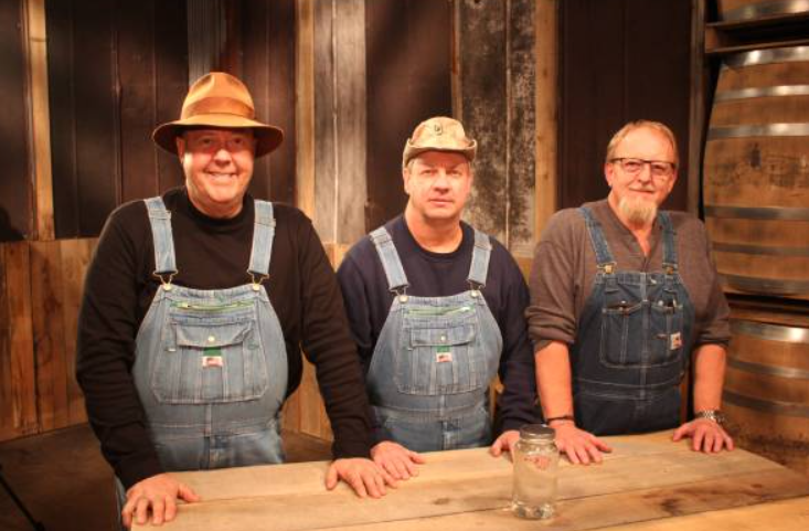 Moonshiners's Mark Ramsey (left), Eric Digger Manes (right) and Tim Smith (center)